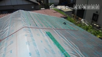 瓦桟木の施工