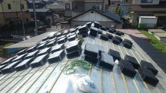 ルーガ鉄平の瓦あげ