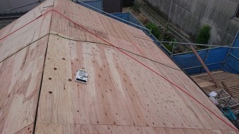 丈夫になった屋根下地