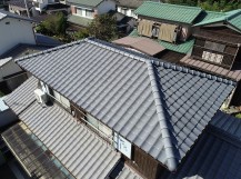 2階のみ屋根葺き替え工事