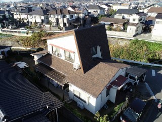 リッジウェイでの葺き替え工事