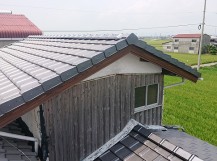 平板瓦施工完了写真