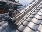 ズレのない降棟と鬼瓦