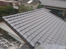 屋根葺き替え工事の完成