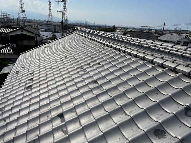 菊間瓦の屋根