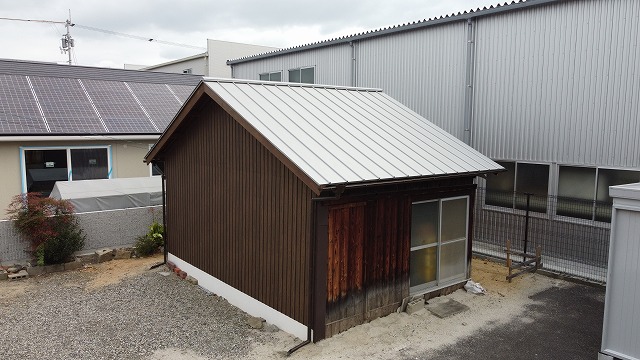 立平葺き金属屋根